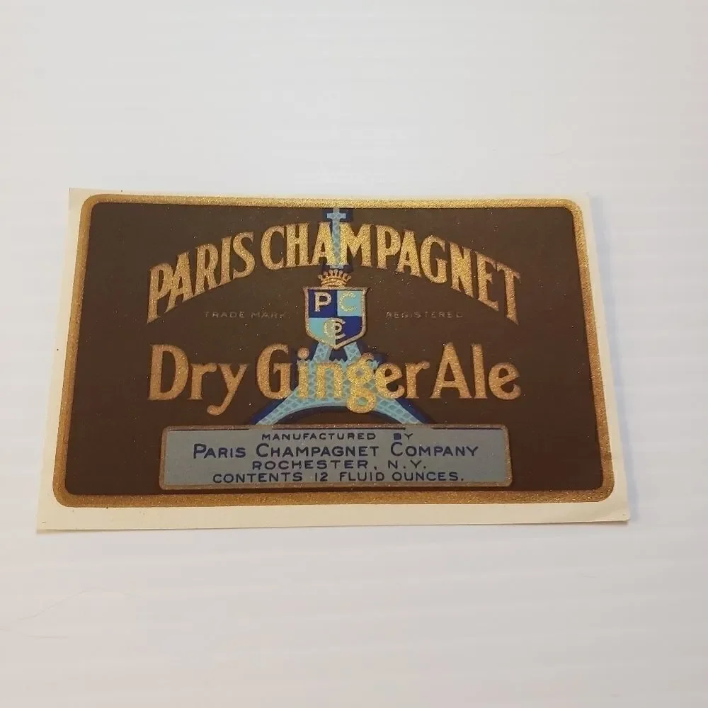 Vintage Unused Beverage Labels Paper Crafting